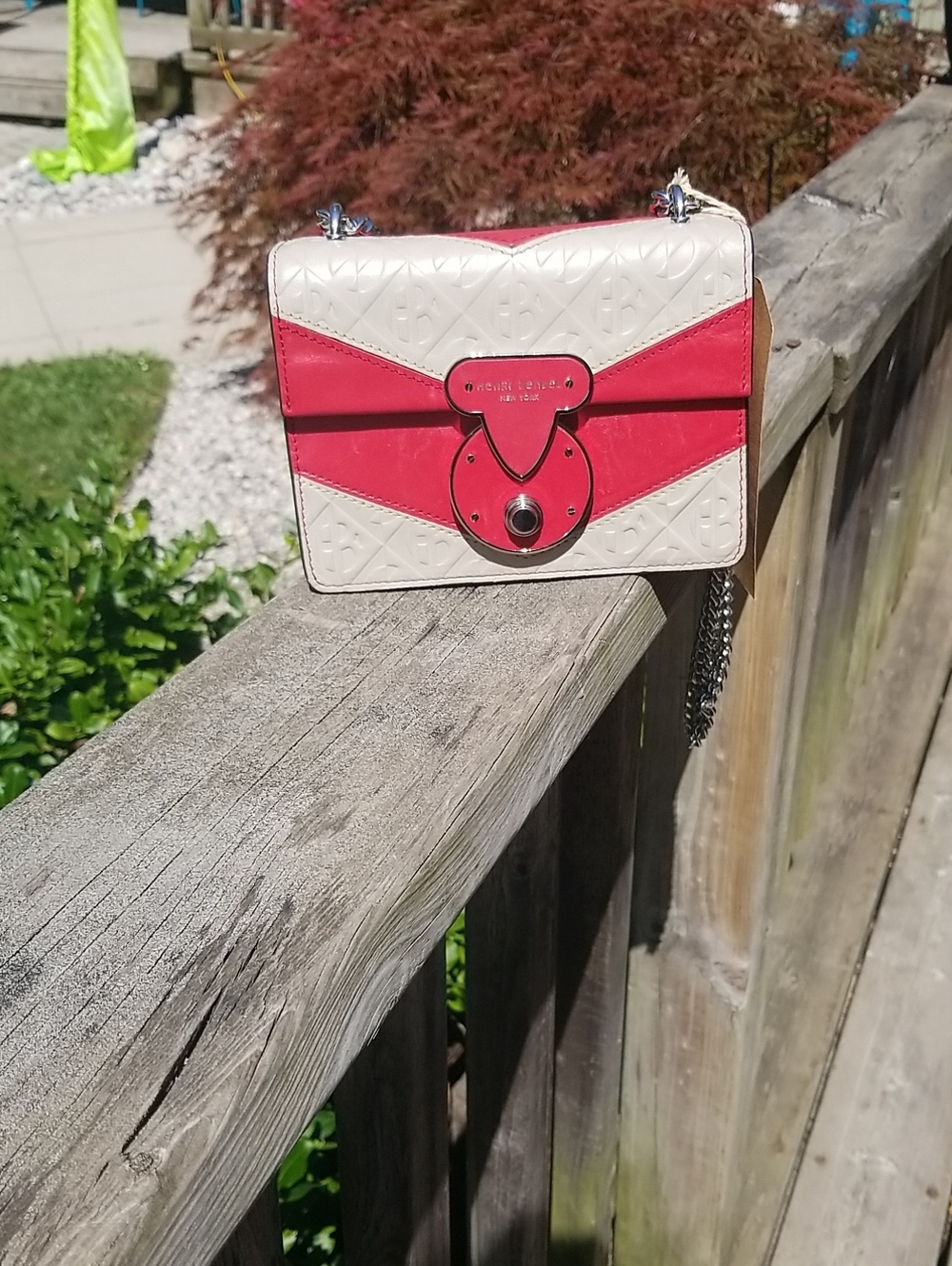 Blair Waldorf would Have This Bag - Red and Grey Crossbody, Henri Bendel